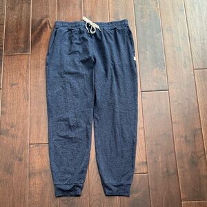 Vuori Heathered Navy Joggers